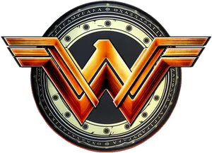 Wonder Woman Logo Emblem PNG Image