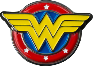 Wonder Woman Logo Emblem PNG image with transparent background