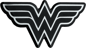 Wonder Woman Logo Graphic PNG image with transparent background