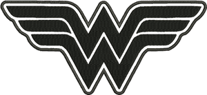 Wonder Woman Logo Icon PNG image with transparent background