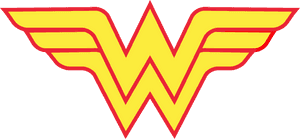 Wonder Woman Logo Icon PNG image with transparent background
