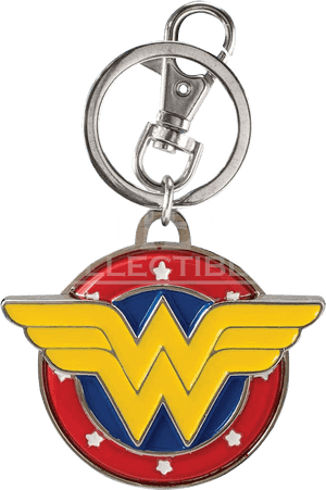 Wonder Woman Logo Keychain PNG image with transparent background