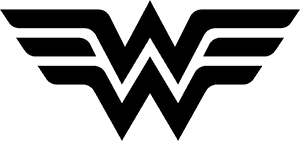 Wonder Woman Logo Vector PNG image with transparent background