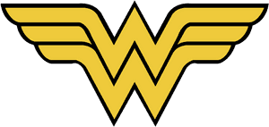 Wonder Woman Logo Vector PNG image with transparent background