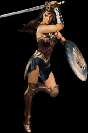 Wonder Woman Gal Gadot Flying, HD Png Download PNG with transparent background