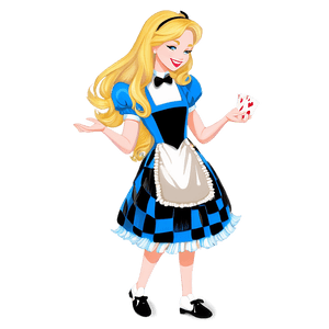 Wonderland Alice Illustration PNG vrx99 PNG image with transparent background