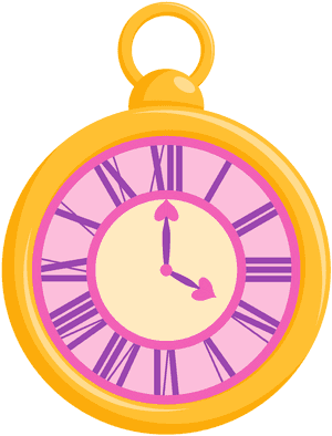 Alice In Wonderland Clipart Clock - Pocket Watch Alice In Wonderland Clipart, HD Png Download PNG with transparent background