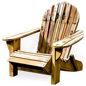 Wood Adirondack Chair Png 06292024 PNG Image