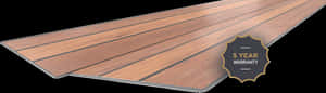 Wood Flooring Plank5 Year Warranty PNG image with transparent background