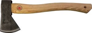 Wood Handle Hatchet PNG Image