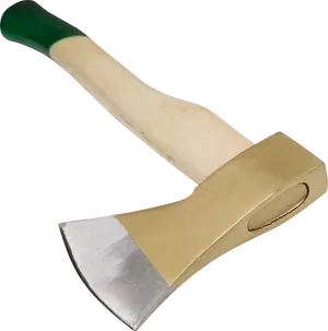 Wood Handled Axe Isolated PNG Image