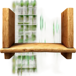 Wood Shelf C PNG Image