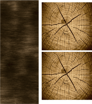 Wood Textures Collage PNG with transparent background