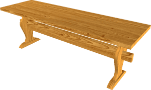 Transparent Outdoor Bench Png - Bench Clipart, Png Download PNG with transparent background