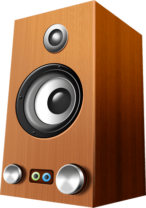 Studio Speaker Png - Wooden Speakers, Transparent Png PNG with transparent background