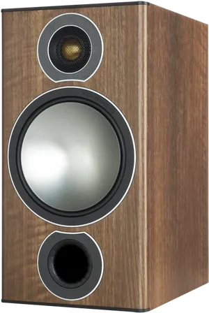 Wooden Bookshelf Speaker PNG Image