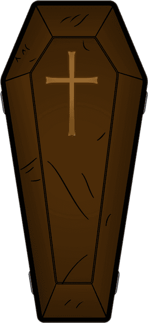 Coffin Clipart Transparent PNG image with transparent background
