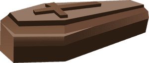 0, - Cartoon Coffin Png PNG image with transparent background