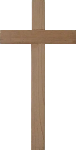 Wooden Crosson Black Background.jpg PNG Image