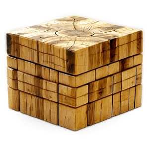 Wooden Cube PNG kyb85 PNG