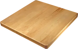 Wooden Cutting Board Isolated PNG Image