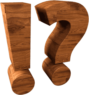 Transparent Png Exclamation And Question Mark Wood - Question Mark Transparent, Png Download PNG image with transparent background