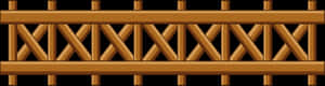 Wooden Fence Design Vector PNG image with transparent background