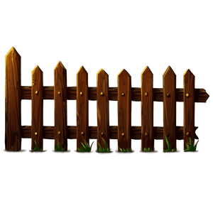 Wooden Fence PNG 05242024 PNG