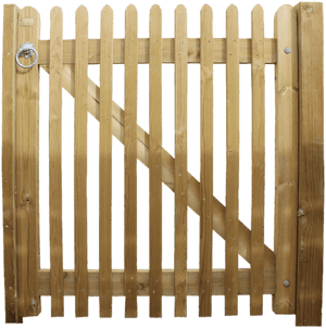 Download Traditional Wooden Garden Gate Transparent - Fence Gate Png, Png Download PNG with transparent background