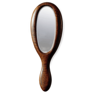 Wooden Hand Mirror PNG 06212024 PNG
