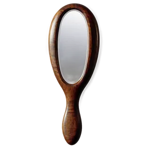 Wooden Hand Mirror Png 06212024 PNG Image