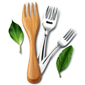 Wooden Handle Fork PNG 05252024 PNG with transparent background