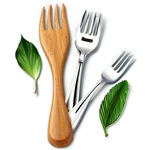 Wooden Handle Fork Png 05252024 PNG Image