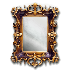 Wooden Mirror Frame PNG 85 PNG