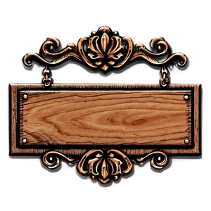 Wooden Name Plate Png 97 PNG Image