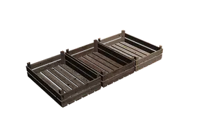 Wooden Palletson Black Background PNG Image