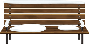 Bench Clipart Brown Wooden - Benches Clipart, HD Png Download PNG with transparent background