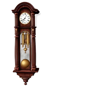 Wooden Pendulum Clock Png Xxo53 PNG Image