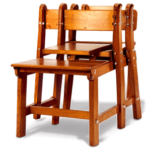 Wooden School Chair PNG gjg90 PNG