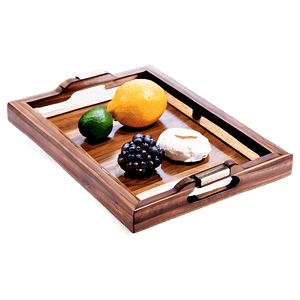 Wooden Serving Tray PNG 06212024 PNG