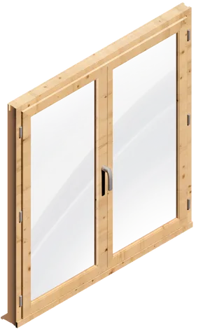 Wooden Sliding Door Frame PNG Image