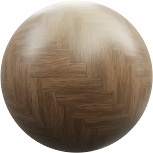 Wooden Sphere Texture Pattern PNG Image