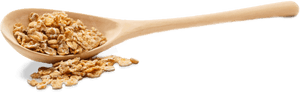 Breakfast Cereal Vegetarian Cuisine Spoon Whole Grain - Transparent Spoon Of Cereal, HD Png Download PNG image with transparent background