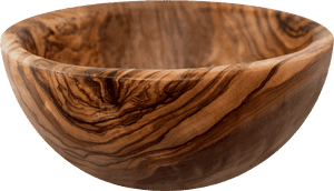 Little Angel Olive Wood Extra Large Bowl - Large Olive Wood Bowls PNG image with transparent background