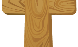 Cross Vector Wooden - Wooden Cross Clipart PNG image with transparent background
