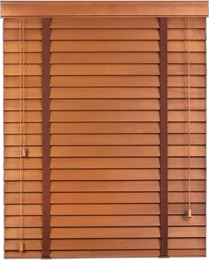 Wooden Window Blinds Closed PNG Image