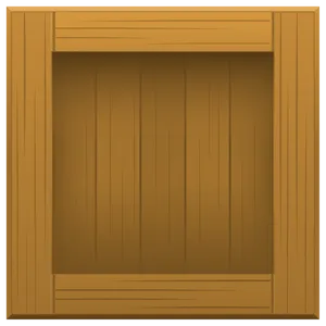 Wooden Window Frame Design PNG Image