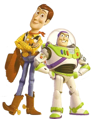 Woodyand Buzz Lightyear Toy Story Friends PNG Image