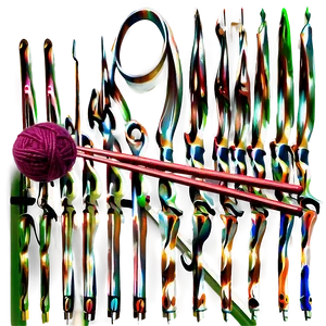 Wool Knitting Needles Png 6 PNG Image