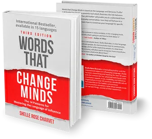 Words That Change Minds Book Cover PNG Image